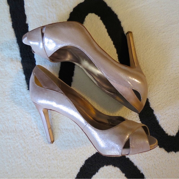Alfani Shoes - Alfani Rose Gold Pumps